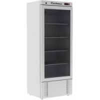 Холодильный шкаф V560C (стекло) INOX