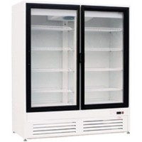 Холодильный шкаф высокотемпературный ШВУП1ТУ-1,4С (стеклянные двери)
